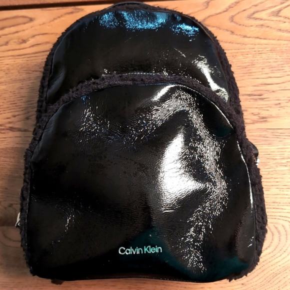 NWT $188 Calvin Klein Estelle Backpack black main image 5